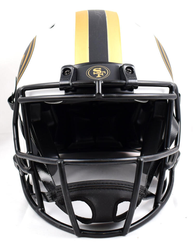 Jerry Rice Signed San Francisco 49ers F/S Lunar Speed Authentic Helmet- Fanatics