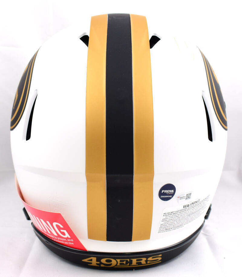 Jerry Rice Signed San Francisco 49ers F/S Lunar Speed Authentic Helmet- Fanatics