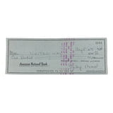 Stan Musial St. Louis Cardinals Signed Bank Check #5543 BAS - Sports Integrity