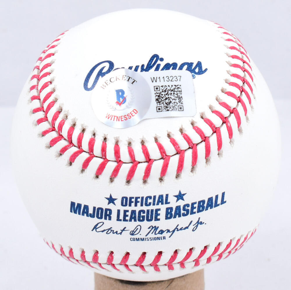 Pedro Martinez Autographed Rawlings OML Baseball w/HOF - Beckett W Hologram