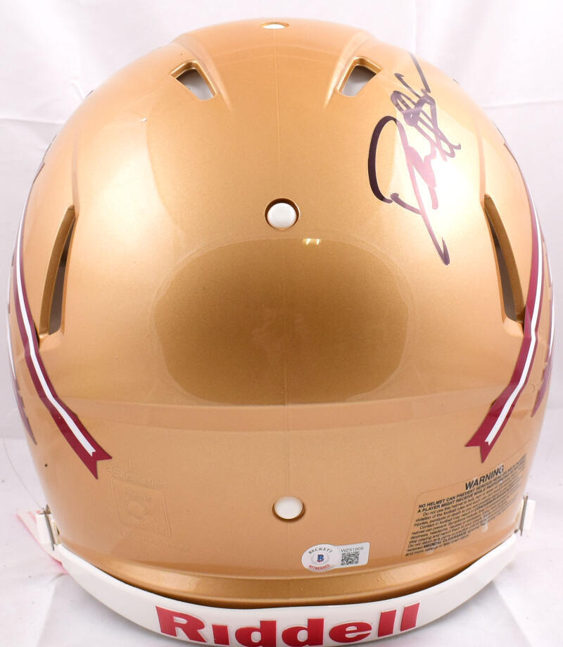 Deion Sanders Signed Florida State F/S 2022 Speed Authentic Helmet-BeckettW Holo