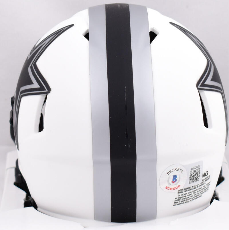 Trevon Diggs Autographed Dallas Cowboys Lunar Speed Mini Helmet- Beckett W Holo