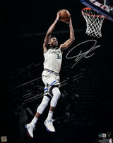 Giannis Antetokounmpo Autographed Bucks 16x20 Spotlight Dunk Photo-BeckettW Holo