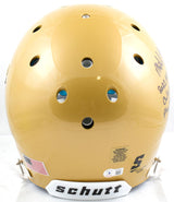 Michael Mayer Signed F/S Notre Dame Schutt Authentic Helmet w/3 Insc.-Beckett W