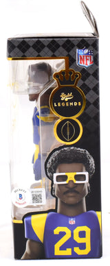 Eric Dickerson Signed Rams Funko Vinyl Gold Legends w/HOF - Beckett W Hologram
