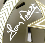 Tony Dorsett Signed Cowboys STS Speed Mini Helmet-Beckett W Holo
