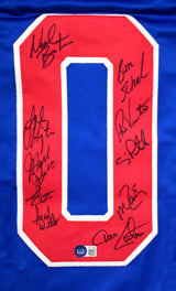 1980 Miracle On Ice Team USA Signed Blue Jersey W/19 Signatures- Beckett W Holo