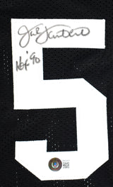 Jack Lambert Jack Ham Andy Russell Signed Black Pro Style Jersey-Beckett W Holo