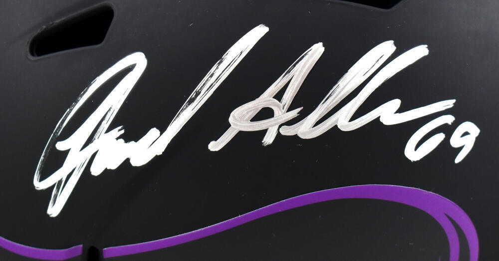 Jared Allen Signed Minnesota Vikings F/S Eclipse Speed Helmet-Beckett W Hologram
