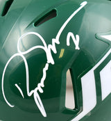 Boomer Esiason Autographed Jets 78-89 Speed Mini Helmet-Beckett W Hologram