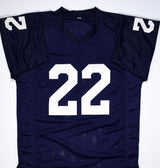 John Cappelletti Autographed Blue College Style Jersey w/Heisman- Beckett Holo