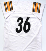 Jerome Bettis Autographed White Pro Style Jersey - Beckett W Hologram *Silver