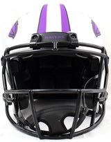 Ray Lewis Autographed Ravens F/S Lunar Speed Authentic Helmet-Beckett W Hologram