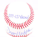 David Wells Autographed Rawlings OML Baseball w/ 3 Stats- Beckett W Hologram