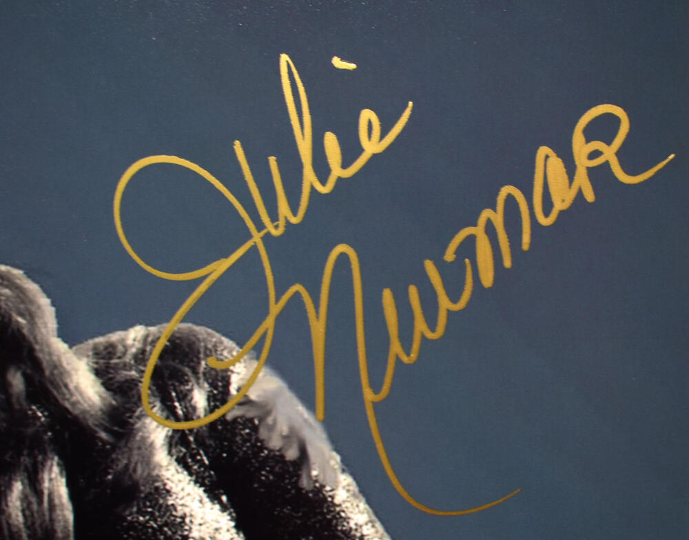 Julie Newmar Autographed 11x14 Catwoman Lean Photo -Beckett W Hologram *Gold