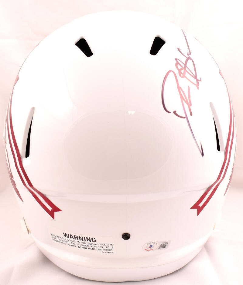 Deion Sanders Signed Florida State F/S White ALT Speed Helmet-Beckett W Hologram