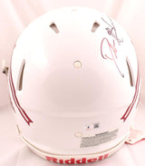 Deion Sanders Signed Florida State F/S White ALT Speed Authentic Helmet-BAW Holo