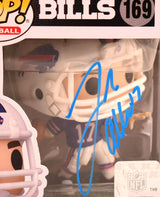 Josh Allen Autographed Buffalo Bills Funko Pop #169 - Beckett Hologram *Blue