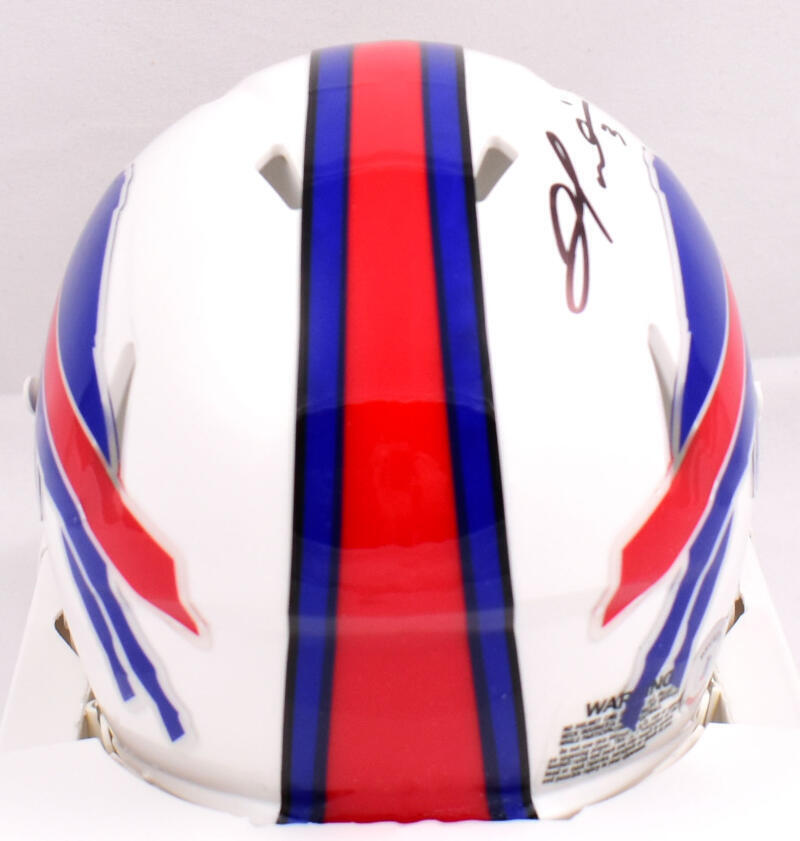Damar Hamlin Autographed Buffalo Bills Speed Mini Helmet-Beckett W Hologram