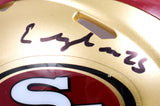Elijah Mitchell Autographed San Francisco 49ers Speed Mini Helmet-Beckett W Holo