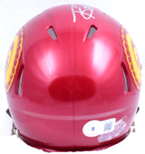 Tony Boselli Autographed USC Trojans Speed Mini Helmet- Beckett W Hologram