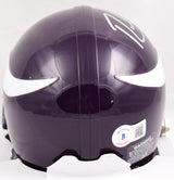 Randy Moss Autographed Minnesota Vikings 83-01 Mini Helmet- Beckett W Hologram