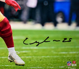 Elijah Mitchell Signed San Francisco 49ers 16x20 Running Photo- Beckett W Holo