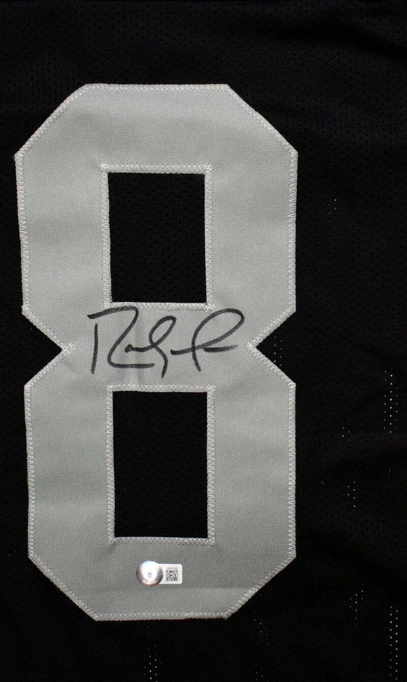 Randy Moss Autographed Black Pro Style Jersey - Beckett W Hologram *Black