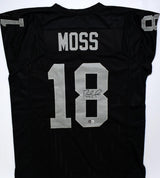 Randy Moss Autographed Black Pro Style Jersey - Beckett W Hologram *Black