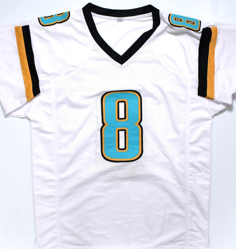 Mark Brunell Autographed White Pro Style Jersey - Prova *Black