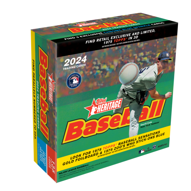 2024 Topps Heritage Baseball Mega Box Stock #228805