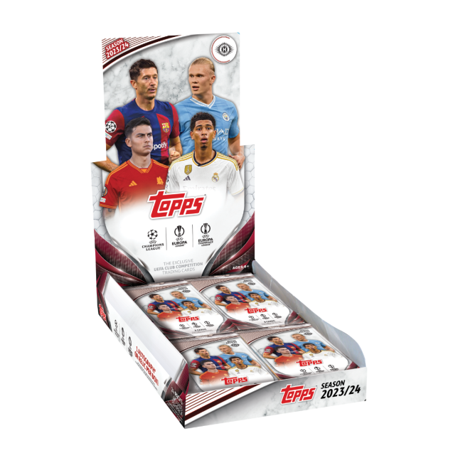 2023/24 Topps UEFA Club Competitions Soccer Hobby Box Stock #228801