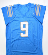 Jameson Williams Autographed Blue Pro Style Jersey- Beckett W Hologram *Black