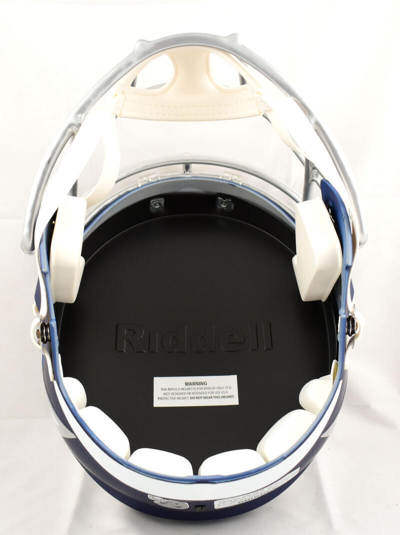 Emmitt Smith Autographed F/S Dallas Cowboys AMP Speed Helmet- Beckett W Hologram