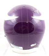 Warren Moon Autographed Minnesota Vikings F/S Helmet w/HOF - Beckett W Hologram