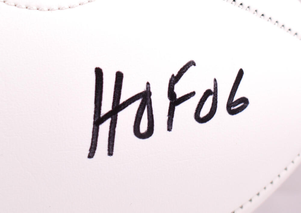 Warren Moon Autographed Minnesota Vikings Logo Football w/HOF-Beckett W Hologram