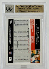 2005 Topps Turn Back the Clock #2 Joe Montana Auto SF 49ers BGS Autograph 10