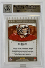 2019 Panini Legacy Record Book #8 Joe Montana Auto SF 49ers BGS Autograph 10