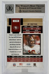 2003 Leaf Certified Materials #139 Joe Montana Auto SF 49ers BGS Autograph 10