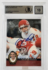 1995 Upper Deck Joe Montana Trilogy #MT18 Auto KC Chiefs BGS Autograph 10