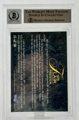 1995 Fleer Flair Preview #15 Joe Montana Auto KC Chiefs BGS Autograph 10