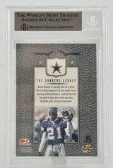 1997 Leaf Legacy #191 Deion Sanders Dallas Cowboys Autograph Beckett Authentic