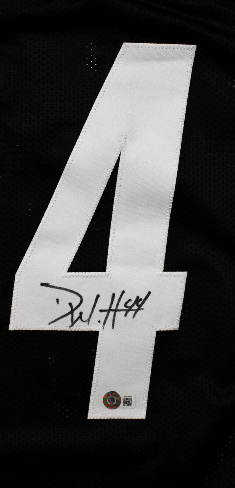 Derek Watt Autographed Black Pro Style Jersey- Beckett W Hologram *Black