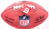 Derek TJ JJ Watt Autographed NFL Duke Authentic Football- Beckett W Hologram