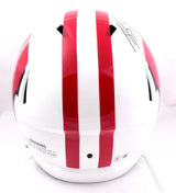 JJ Watt Autographed Wisconsin Badgers F/S Speed Helmet-Beckett W Hologram *Black