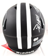 Derek TJ JJ Watt Signed Wisconsin F/S Eclipse Speed Authentic Helmet- BA W Holo