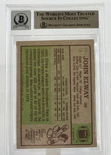 1984 Topps #63 John Elway Auto Denver Broncos BGS Autograph 10
