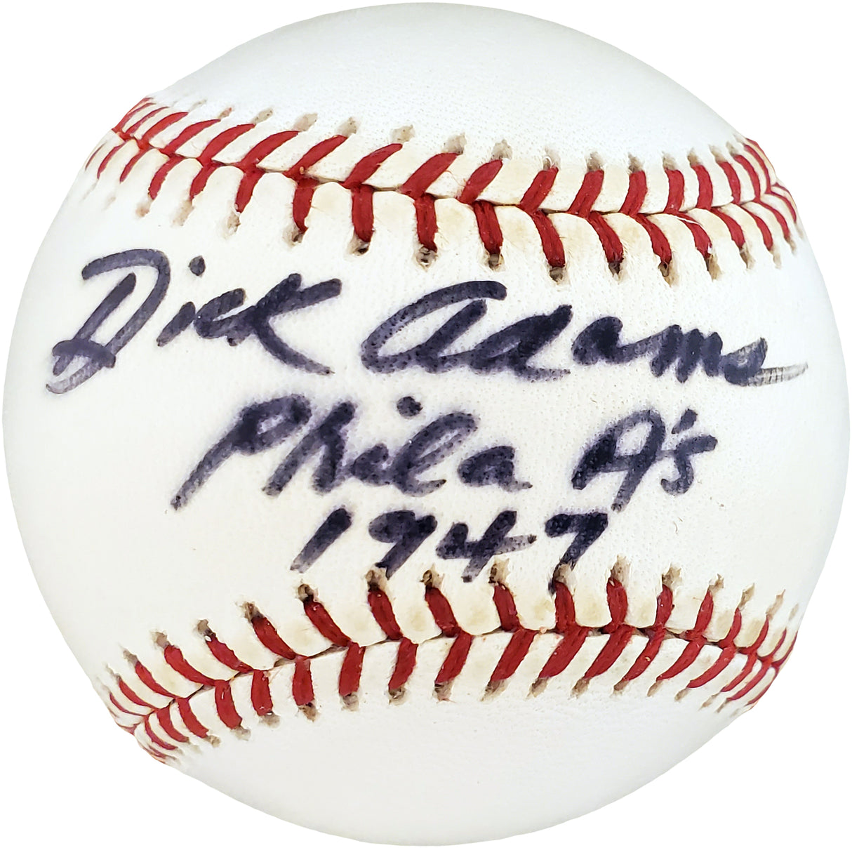Dick Adams Autographed Official MLB Baseball Philadelphia A's PSA/DNA #C63929