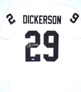 Eric Dickerson Signed White Pro Style Jersey w/HOF-Beckett W Hologram *Silver