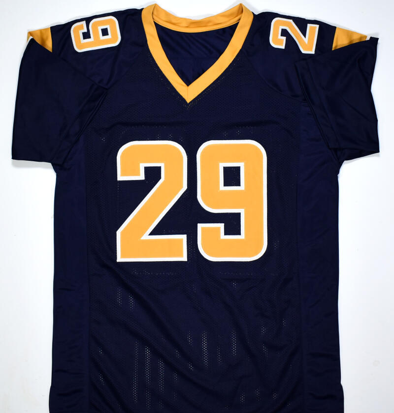Eric Dickerson Autographed Blue Gold Pro Style Jersey w/HOF-Beckett W Hologram